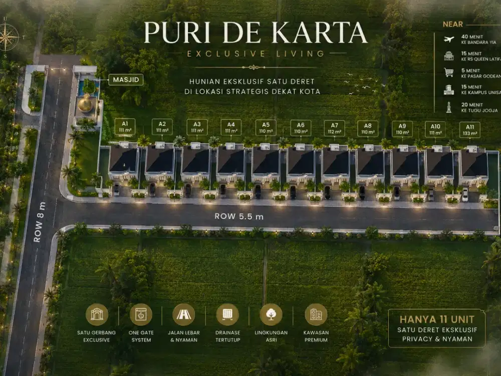 Rumah murah jogja 2 lantai fasilitas bintang 5 SHM ready