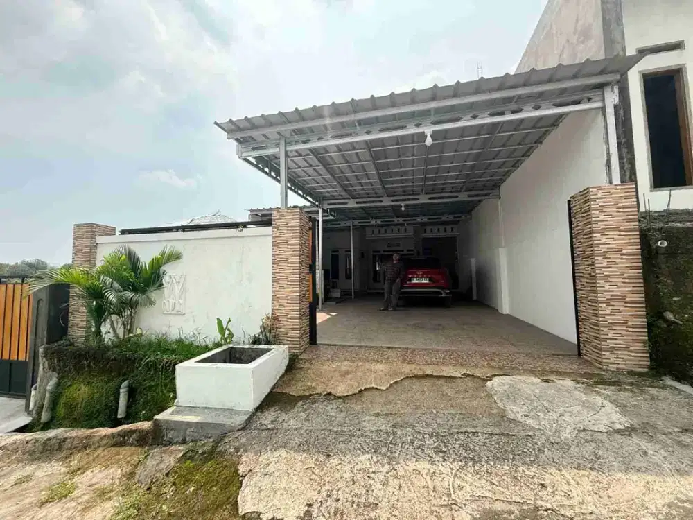 jual rumah kampung mewah pinggir jalan bangunan baru