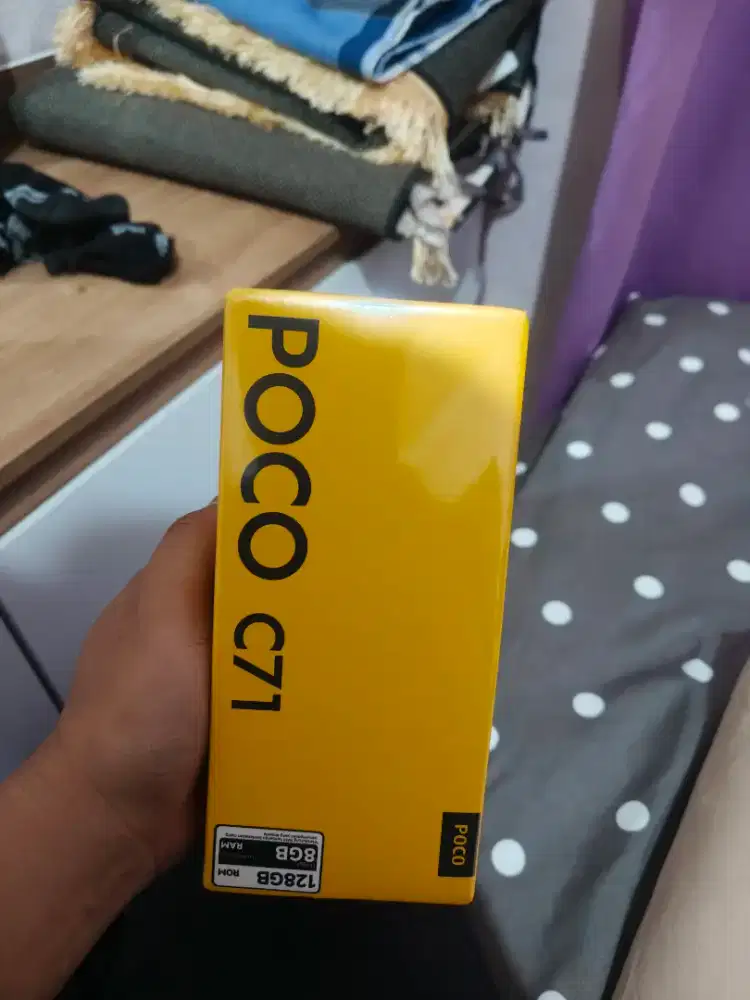 POCO C71 4/128 BARU SEGEL BNIB GARANSI RESMI