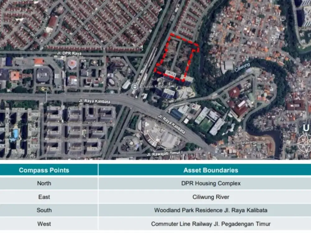 Dijual Lahan Komersial Strategis Luas 1,5ha di Pancoran Jakarta Selatan
