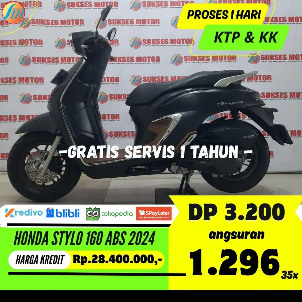 HONDA STYLO 160 ABS 2024 KREDIT MURAH ANGSURAN TERJANGKAU BERGARANSI