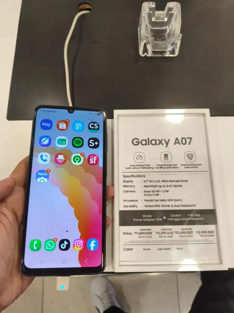 Cash & Kredit SAMSUNG A07 4G 8/256GB