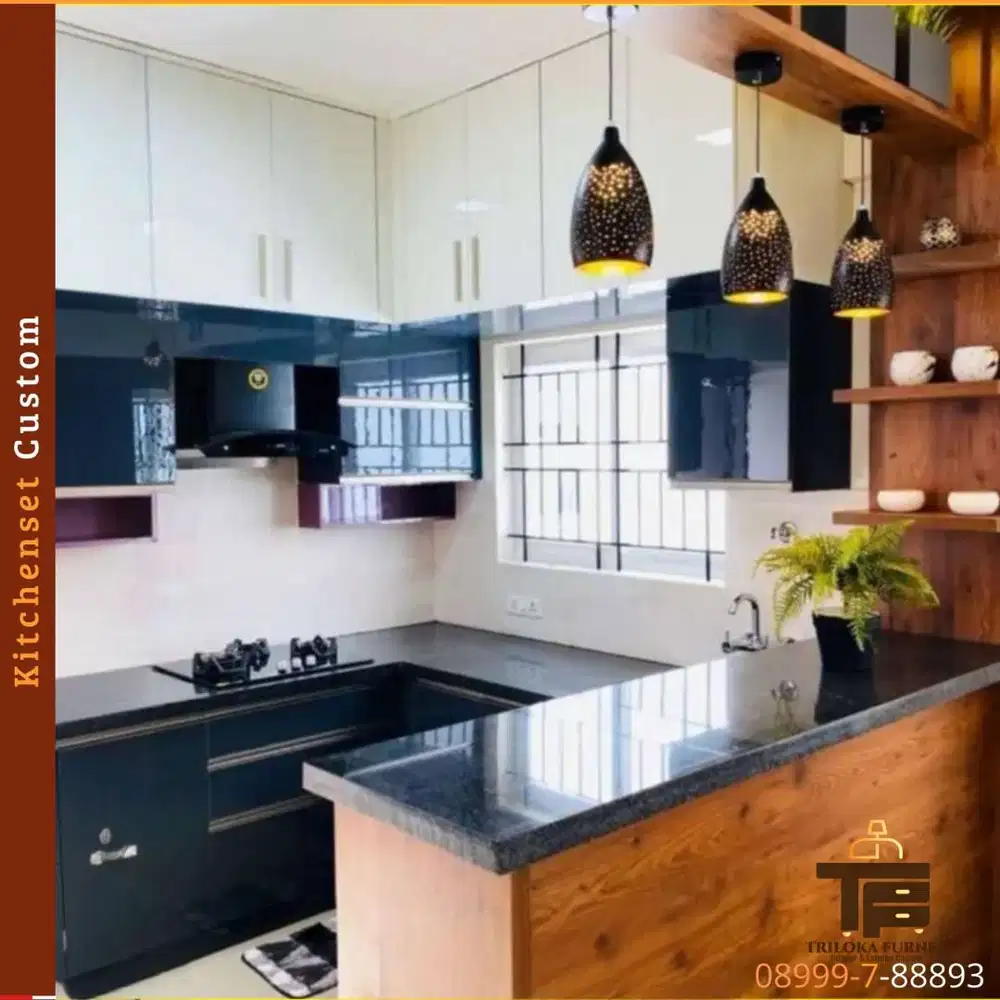 Kitchen Set Custom Profesional | Dibuat Sesuai Ruangan & Kebutuhan