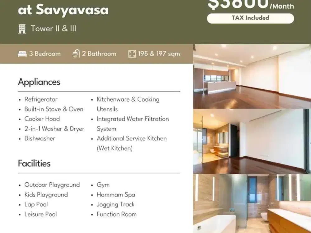 Savyavasa Residence, Luxury and Pet Friendly Apartmen In Dharmawangsa