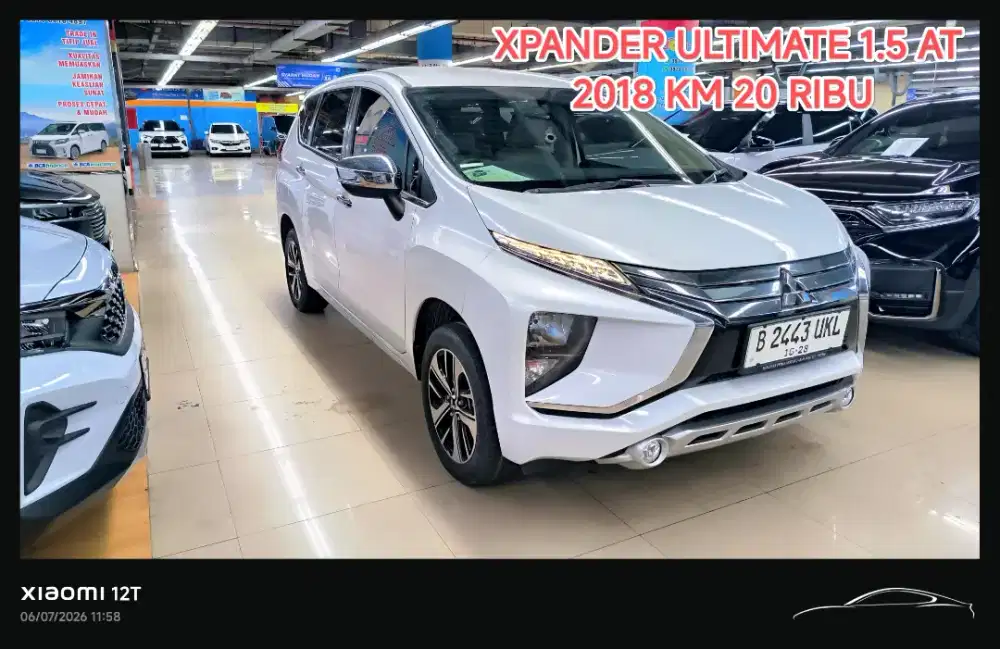 Km 20 ribu MITSUBISHI XPANDER ULTIMATE 1.5 AT 2018 KONDISI ISTIMEWA
