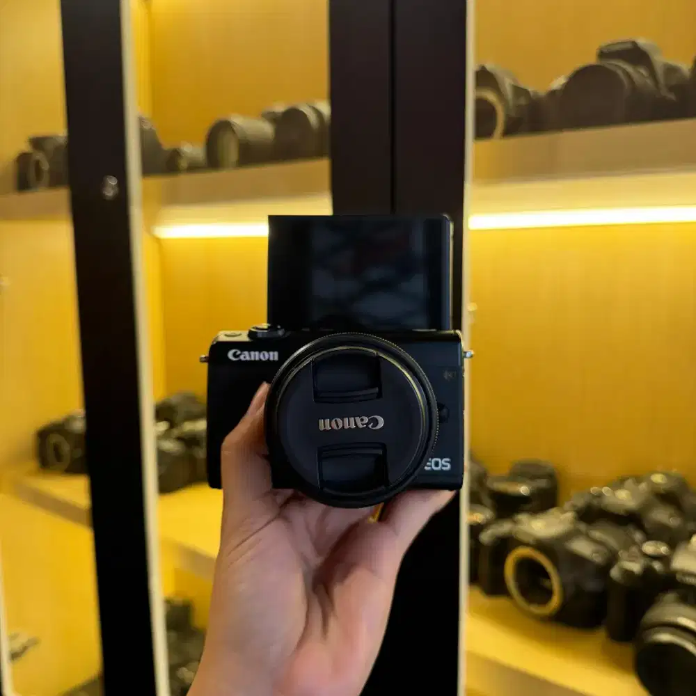 Canon Eos M100 Kit 15-45mm Fullset