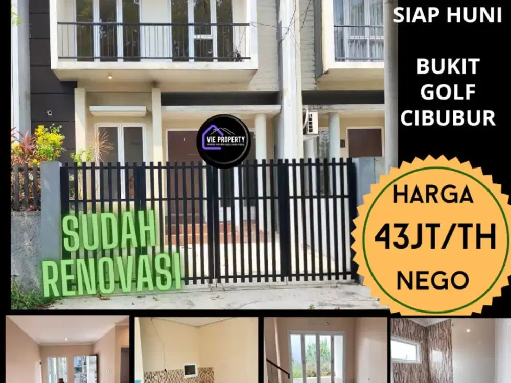 DISEWAKAN RUMAH DI BUKIT GOLF (BARU RENOVASI)
