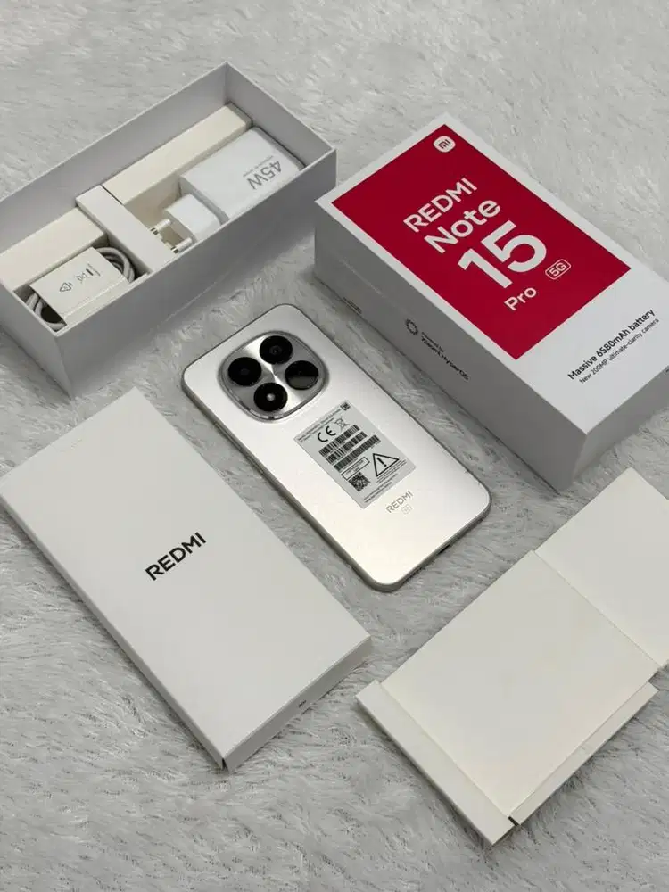 Xiaomi Redmi Note 15 Pro 5G 12/ 512GB Grs 16 Agustus 2027 - Titanium