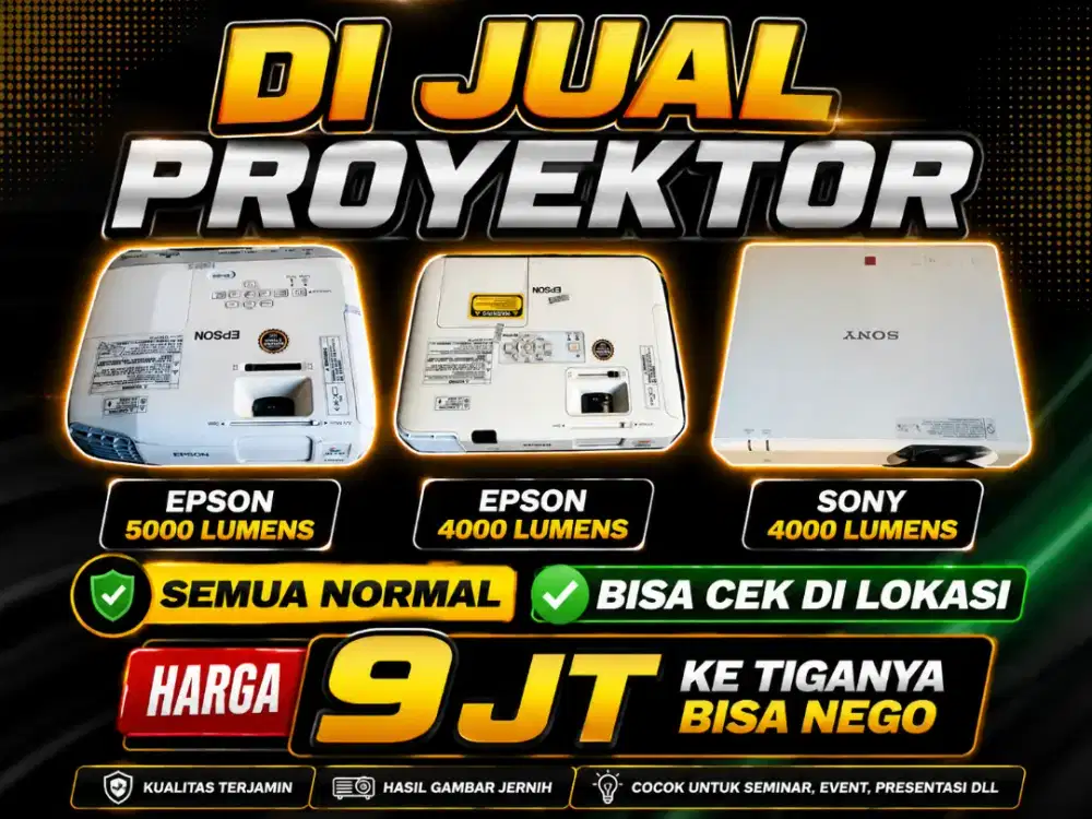 JUAL PROYEKTOR Epson dan sony