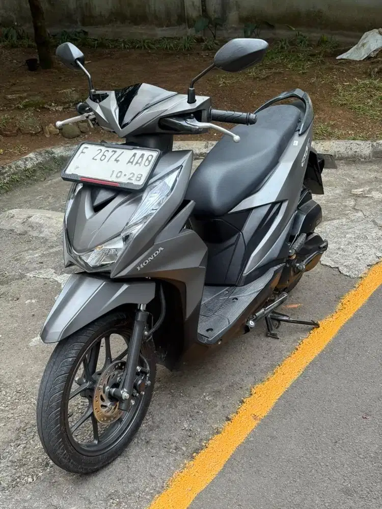 Honda Beat Deluxe Th. 2023 F Kota Matte Brown Mulus