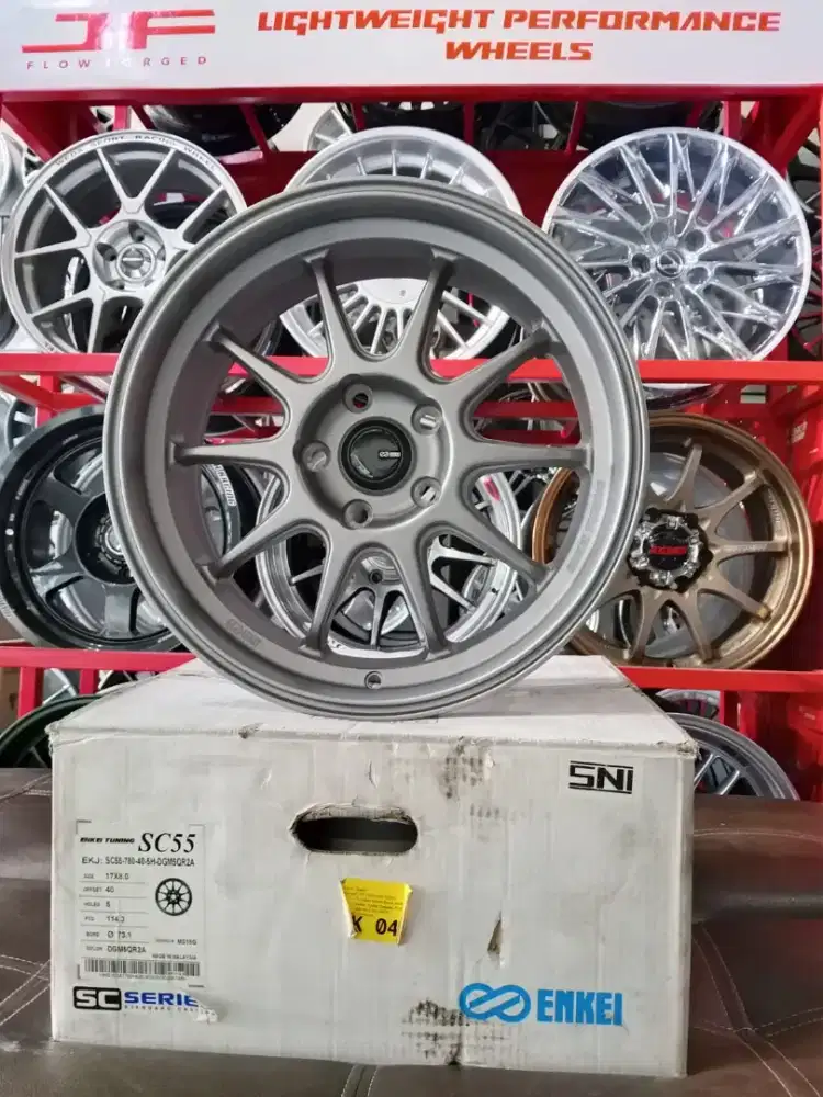 Velg baru enkei tuning sc55 r17 5x114 lbr8 et40