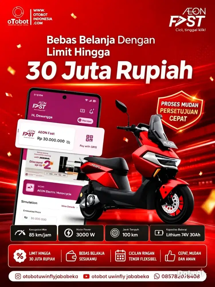 Sepeda listrik uwinfly B662