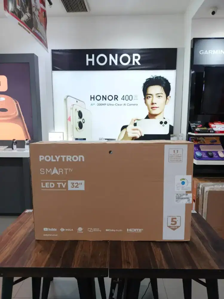 Ready tv polytron nya 32 inch sudah smart tv