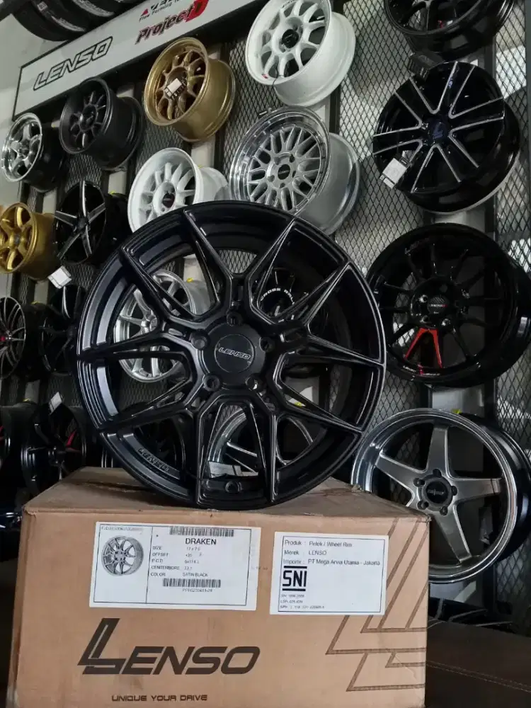 Velg lenso draken r17 5x114 lbr7 et35