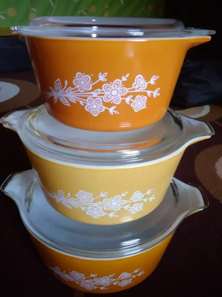 Set Mangkuk PYREX ORIGINAL 100 %