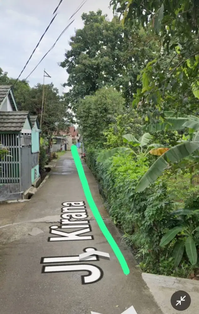 Dijual tanah SHM luas 430 meter persegi daerah bojong gede, bogor