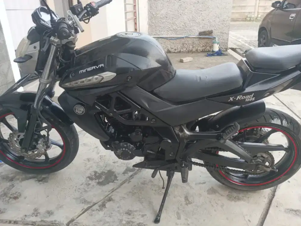 Minerva x road 150 cc th 2013 plat 2028 mesin halus