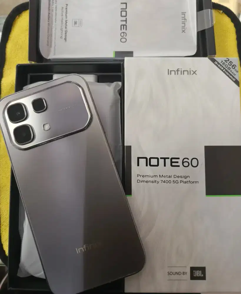 Infinix Note 60 5g Nfc ram 8/256 mulus dan masih garansi panjang