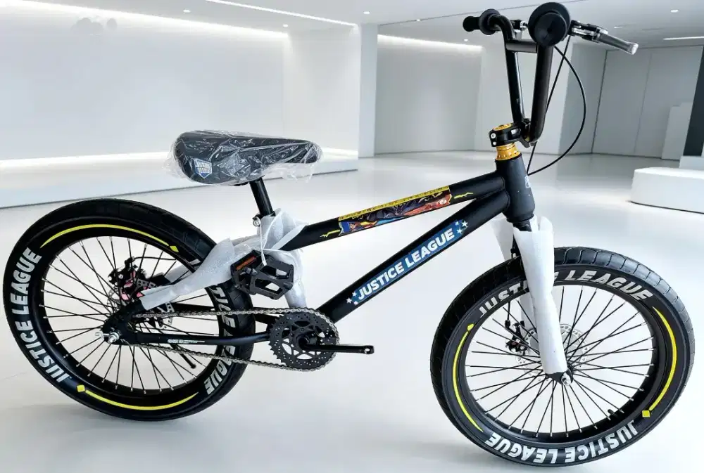 Sepeda BMX 20 Inch MORTEIN ( SUPERMAN ) ( REM CAKRAM ) ( BAN JUMBO 3.0