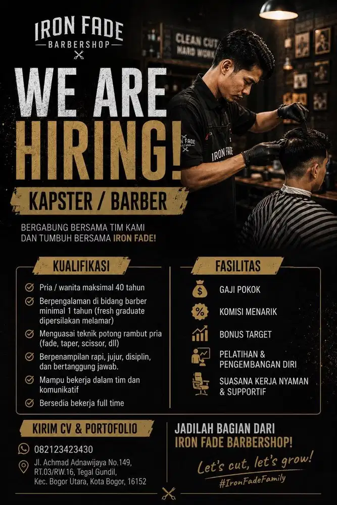 Tukang Cukur Barber / Tukang Pangkas Rambut
