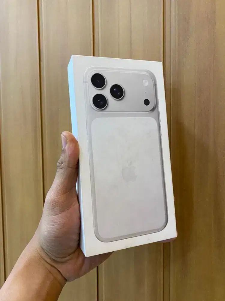 iphone 17 pro max 512gb silver new resmi ibox