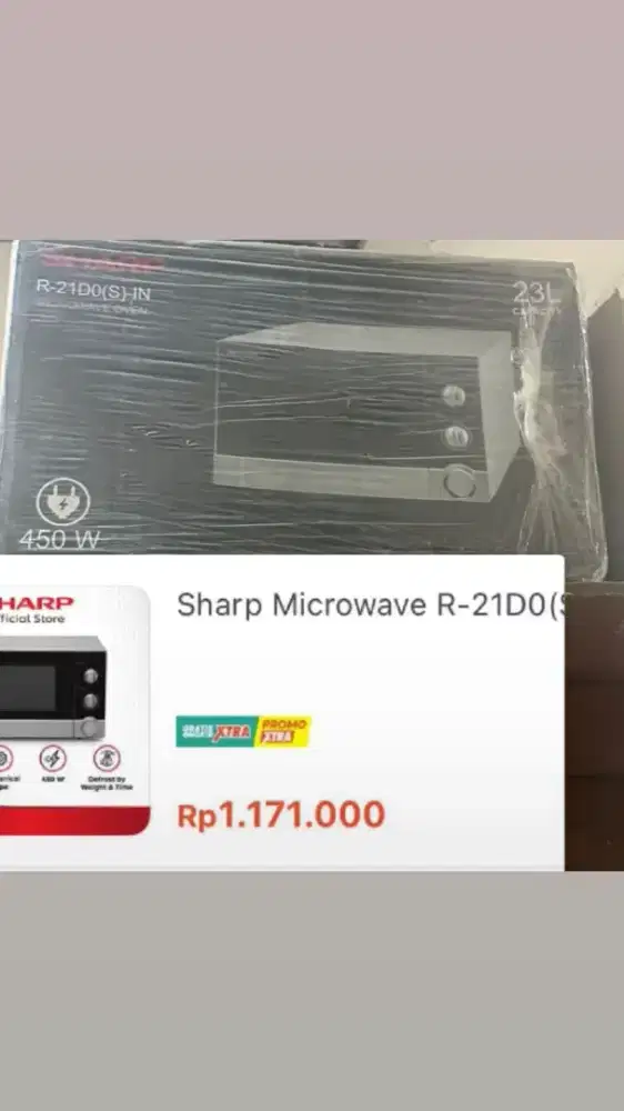 Microwave Sharp New Diskon!!