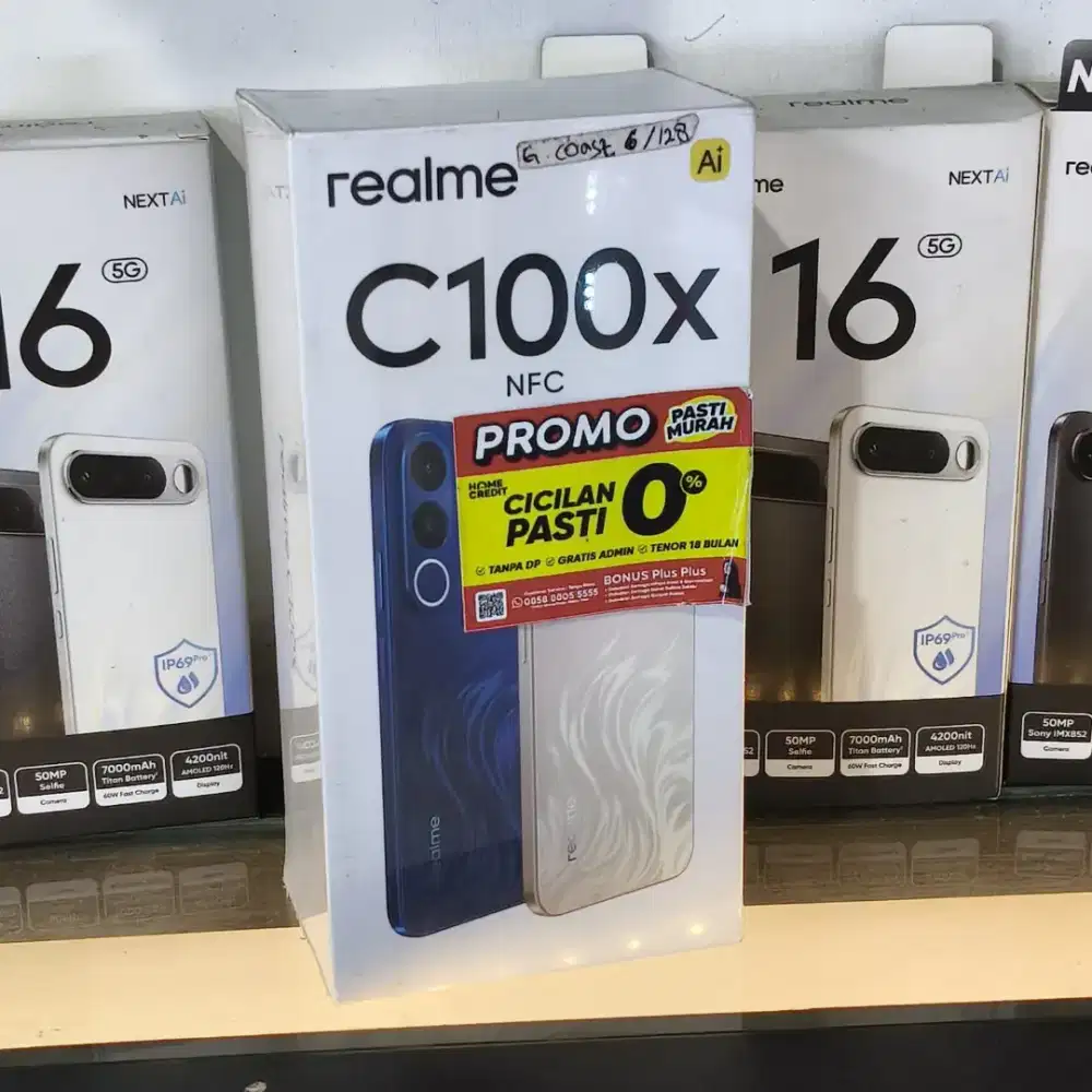 Kredit Murah Realme C100x NFC Tanpa DP Proses Cepat Langsung Cair