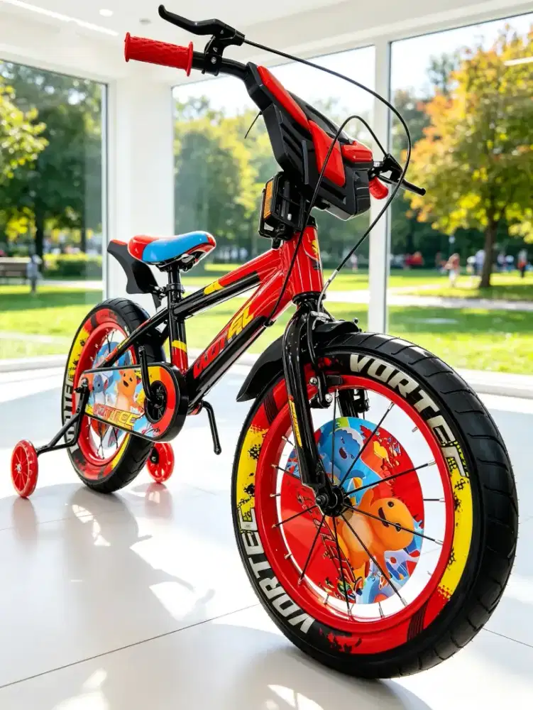 Sepeda Anak Sepeda BMX 16 Inch VORTEC NAILONG BAN JUMBO 3.0 / MUSIK