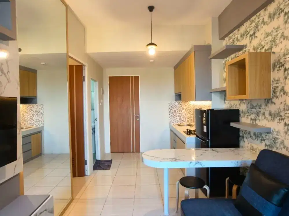DIJUAL APARTEMEN PUNCAK DHARMAHUSADA TOWER B LANTAI 7 FULL FURNISHED - BARU GRESS