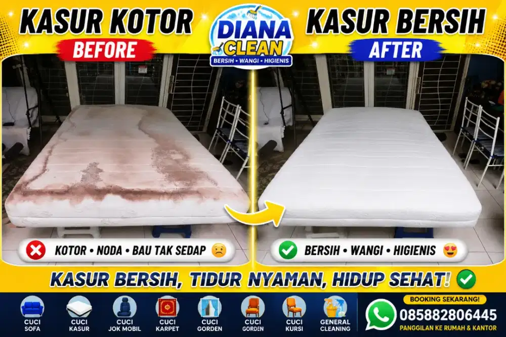 Cuci sofa dan kasur