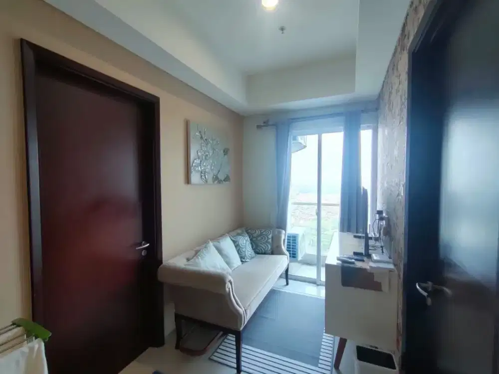 Jual Cepat Apartemen Puri Mansion Tower Crystal Full Furnished 3BR View City & Pool