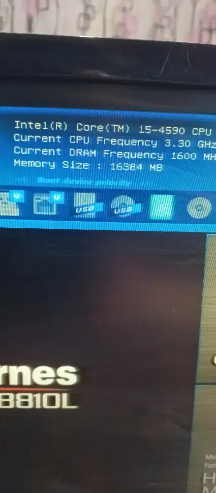 MOBO H81M + RAM 16GB + CPU I5 4590