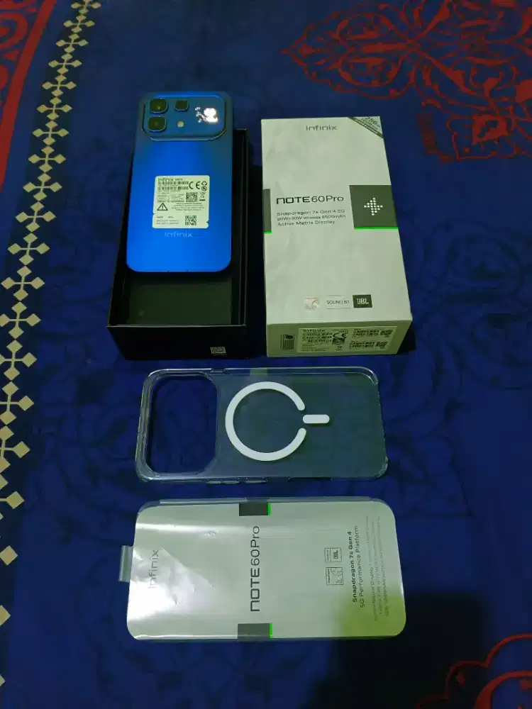 Infinix Note 60 Pro 5G+ NFC RAM 8+8/256GB Garansi Aktif 31-03-2027