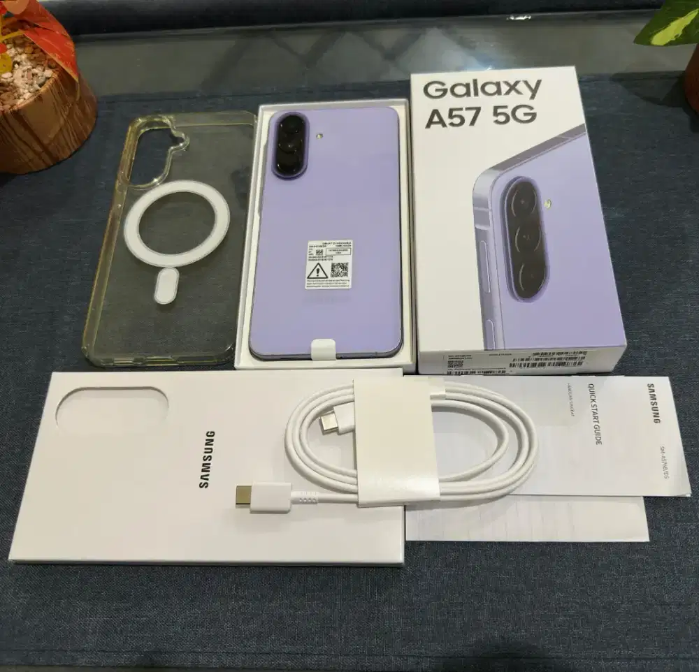 Samsung Galaxy A57 5G 12/256 Lillac PERFECT Like New SEIN Mei 2027