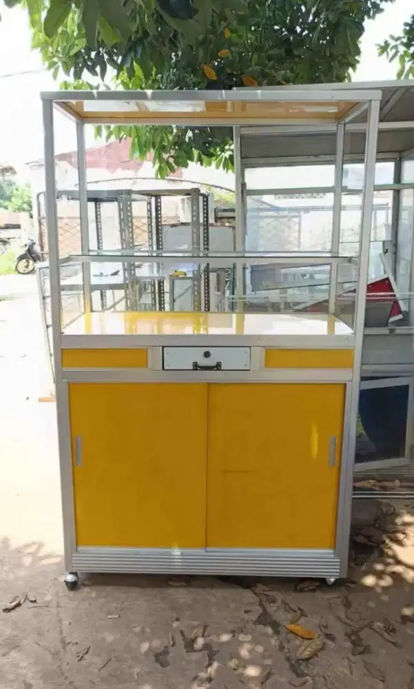 Jual Etalase grobak second, Lok Pamulang barat, Tangerang Selatan