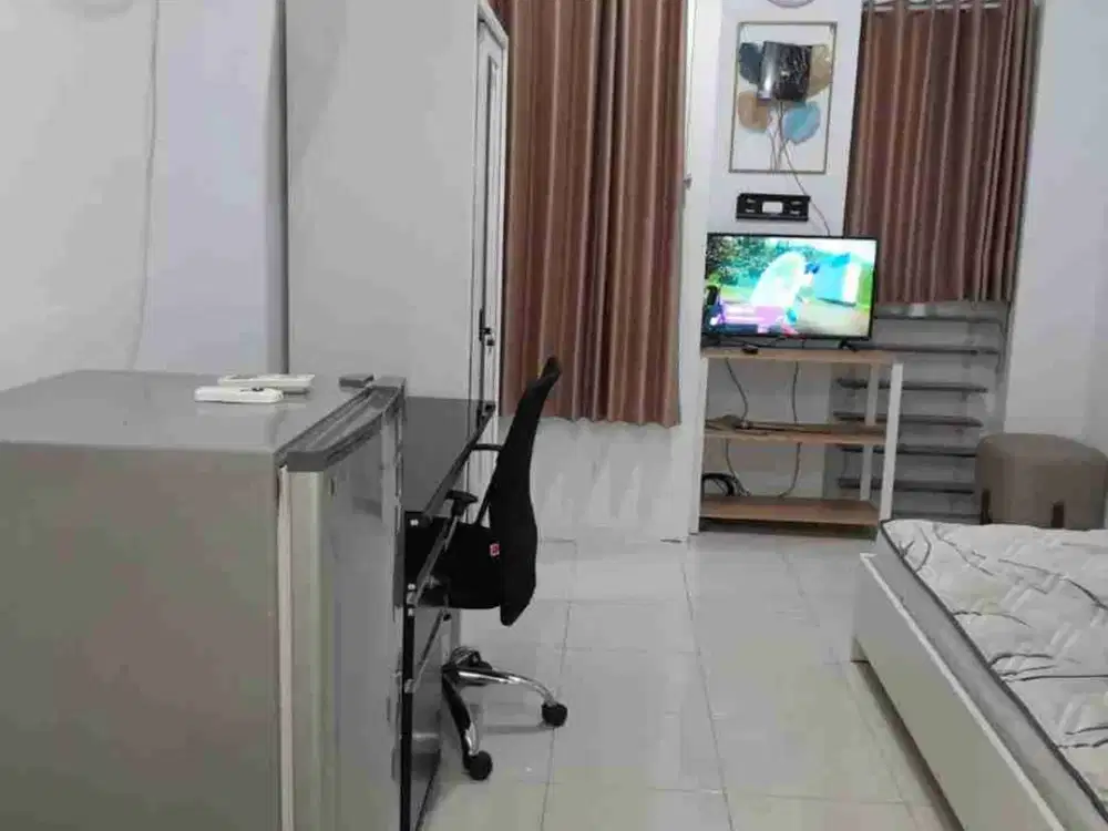 Disewakan apartemen Puncak Kertajaya type Studio full furnish lantai rendah
