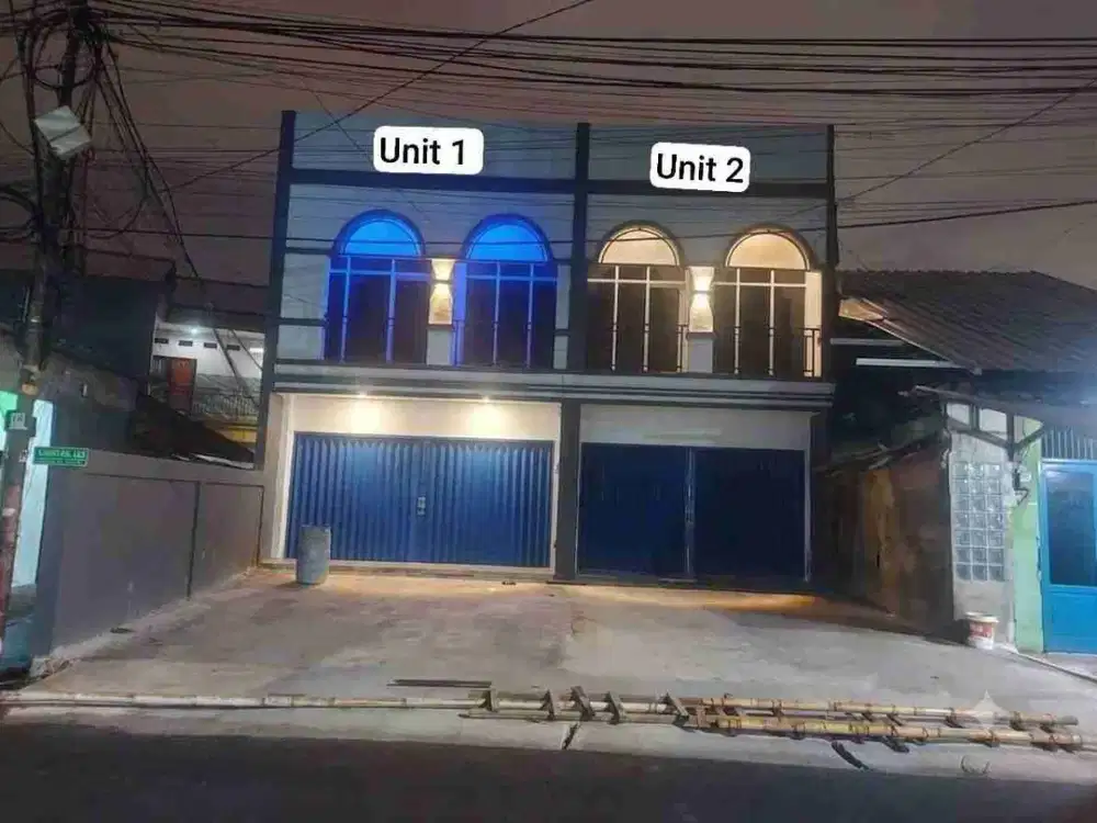 ruko baru 2 lantai cocok untuk kantor dan bisnis dekat dengan LRT Ciracas Jakarta Timur