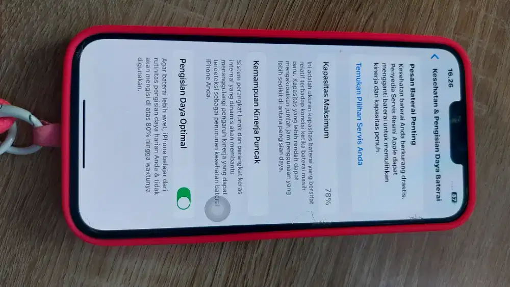 Jual iphone 13 promax 256 GB inter fullset mulus BH 78%