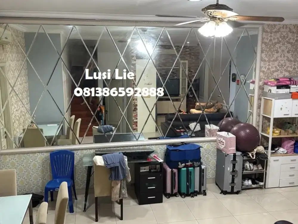 Rumah Green Lake uk. 8x15m, Furnished rapi