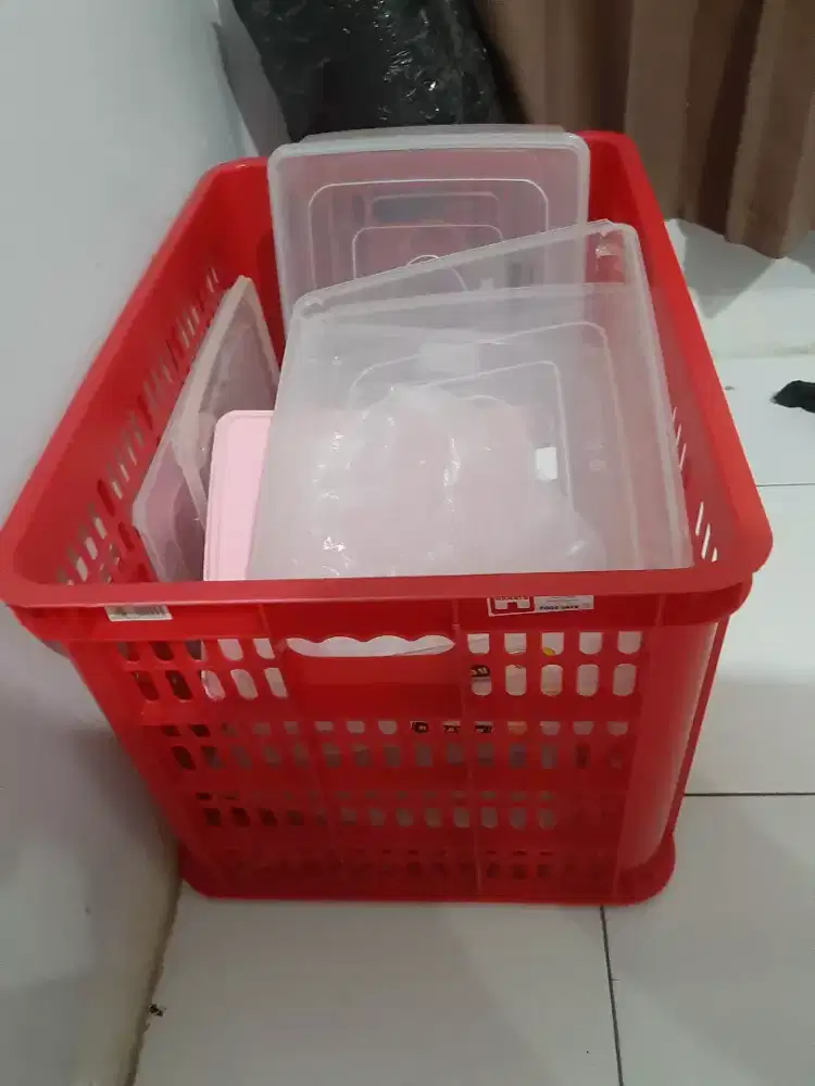 Keranjang plastik krat besar