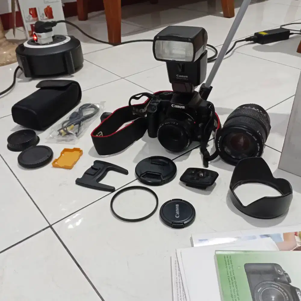 paket lumayan kamera DSLR canon eos 1000 D