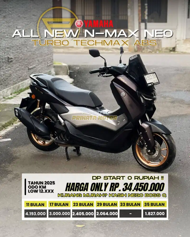 CREDIT DP MULAI 0 RUPIAH !!! YAMAHA ALL NEW NMAX NEO TURBO ABS 2025