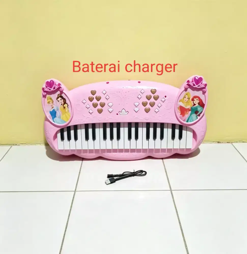 Mainan anak piano charger