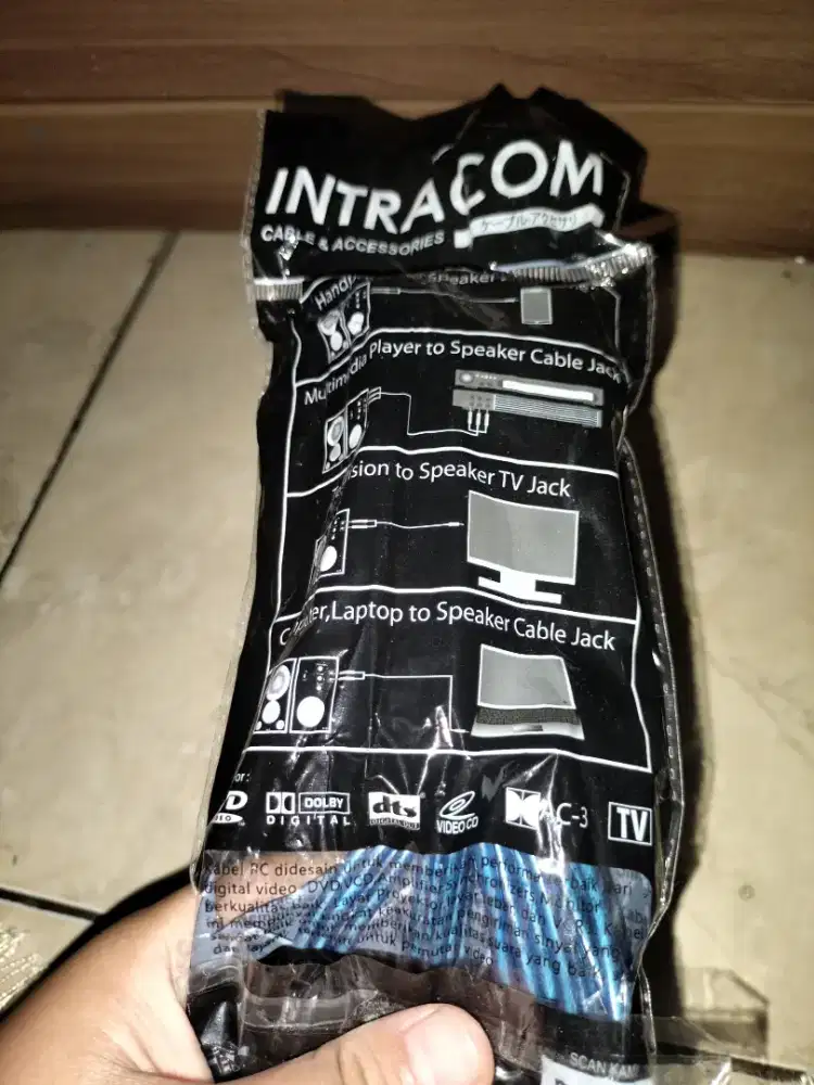 Kabel rca 3 warna