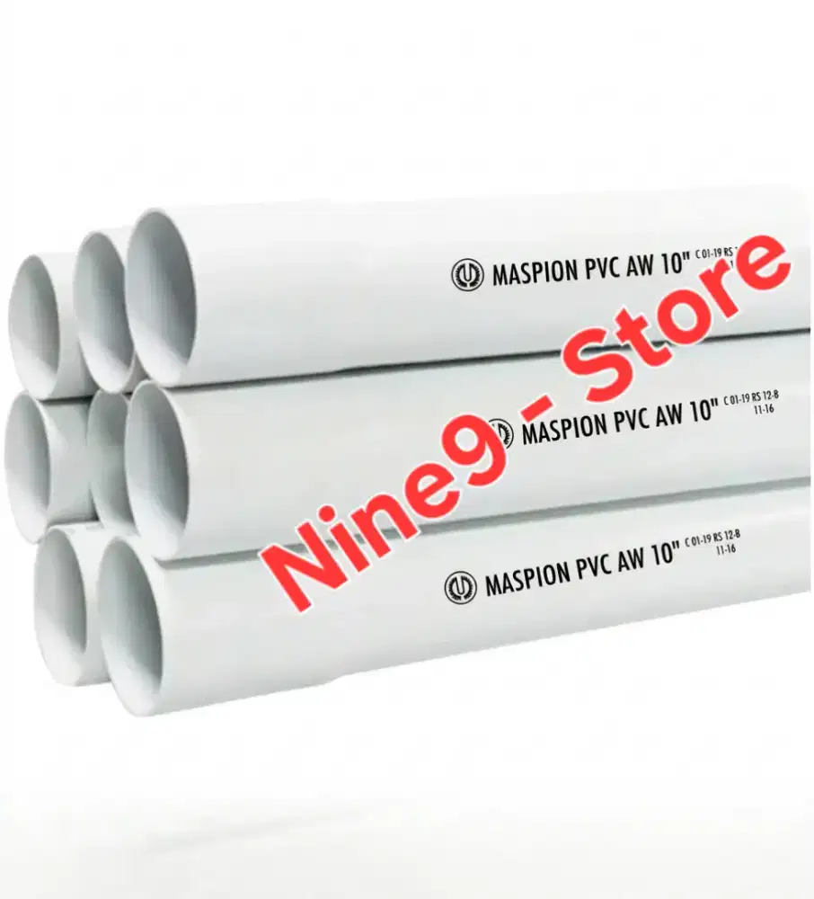 pipa pvc 10 inch aw putih maspion