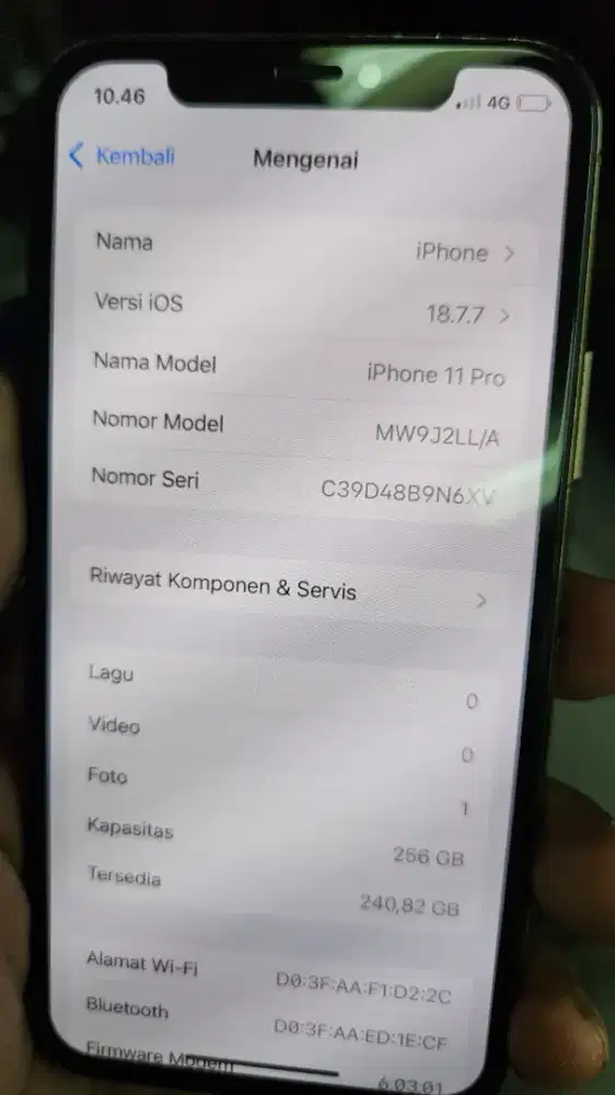 iPhone 11 pro 256gb batangan