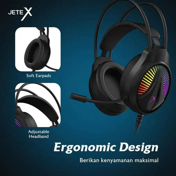 JETE GS1 Headset Gaming Headphone with RGB Light