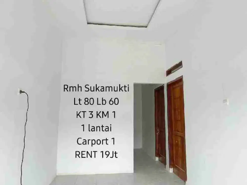 Rumah Kontrakan Kompleks Sukamukti Katapang
