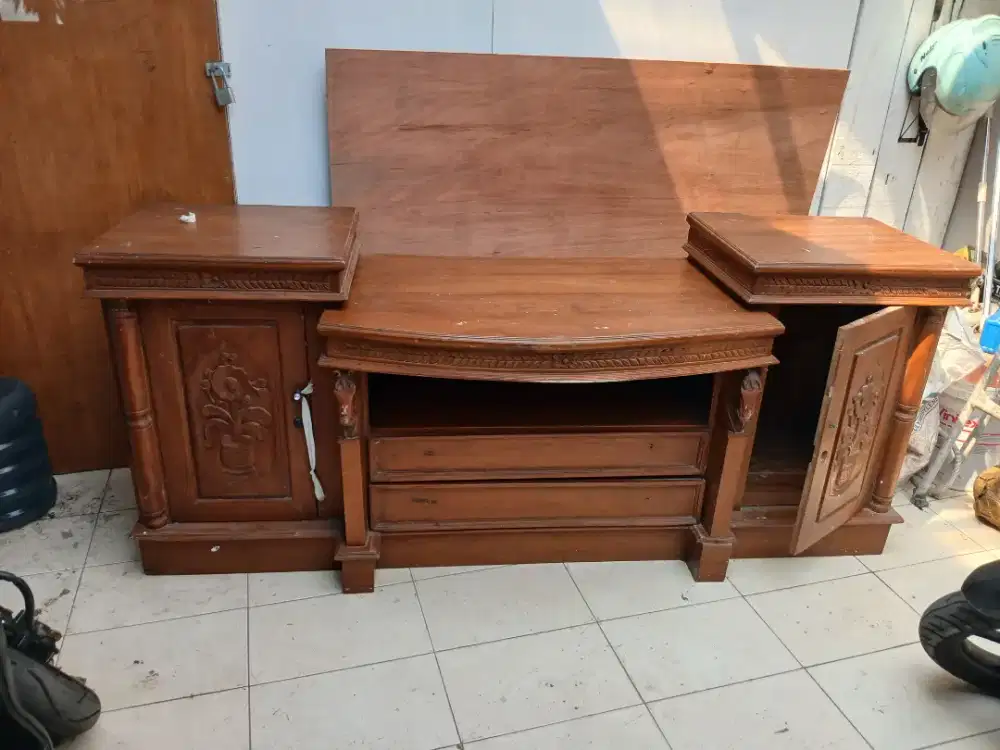 Buffet Mebel meja jati asli