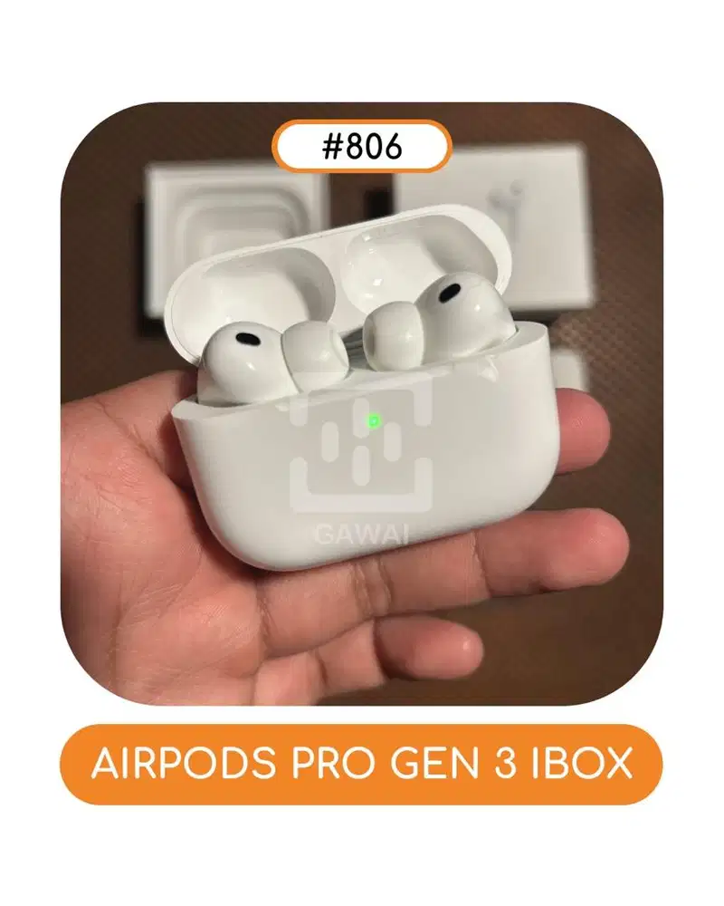 #806 Airpods Pro Gen 3 Ibox Garansi 09 February 2027